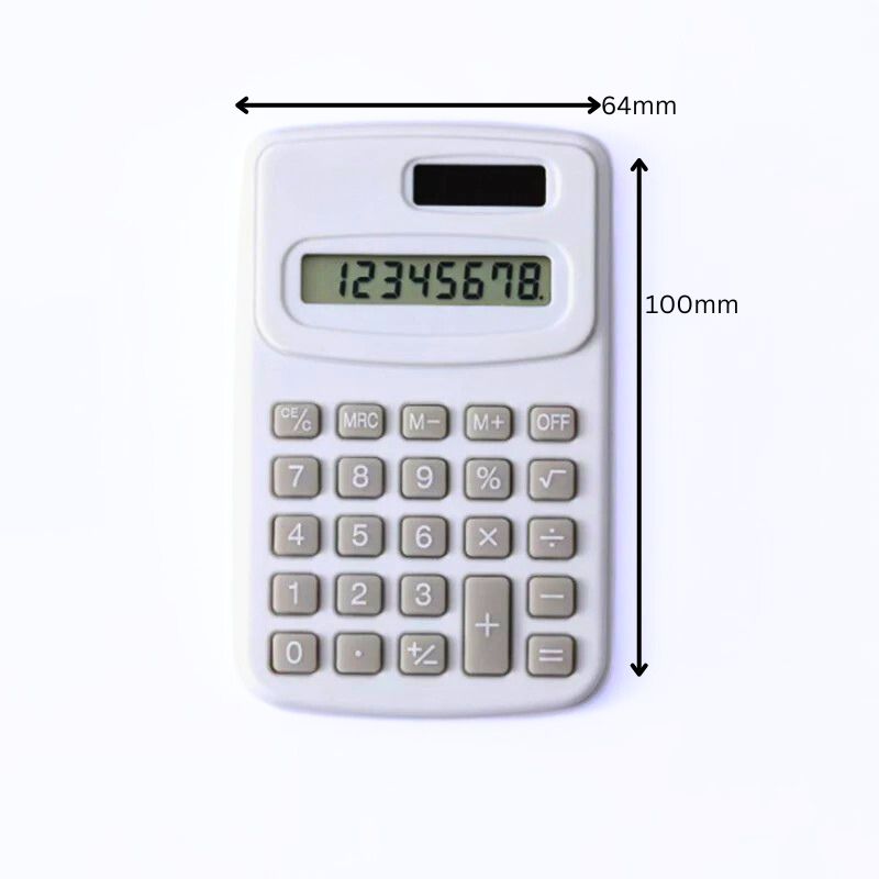 Calculator - Mini (Light Grey)