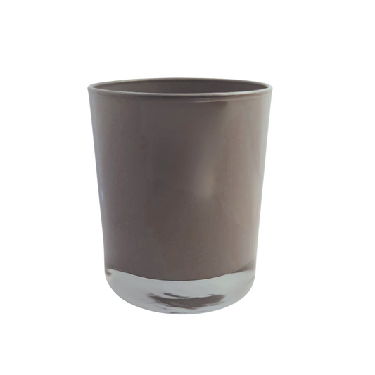 Grey Gloss 30cl Candle Glass