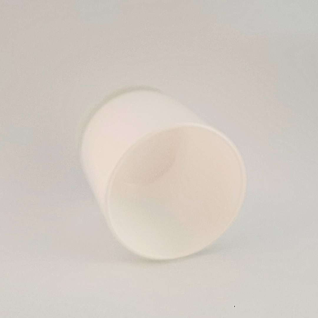 White Gloss 20cl Candle Glass