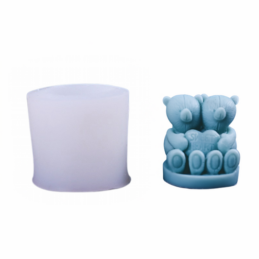 Sweet Heart Bear Mould