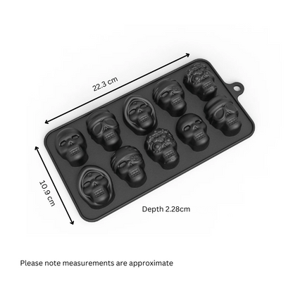 Skull Silicone Mould (Decorative)