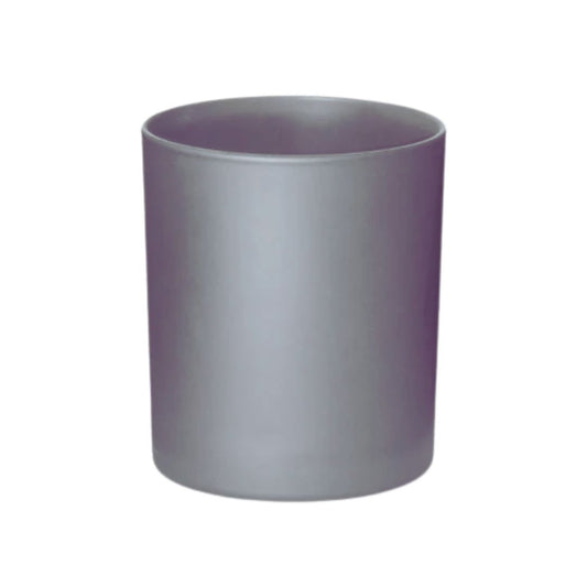 Matt Grey 30cl Candle Glass